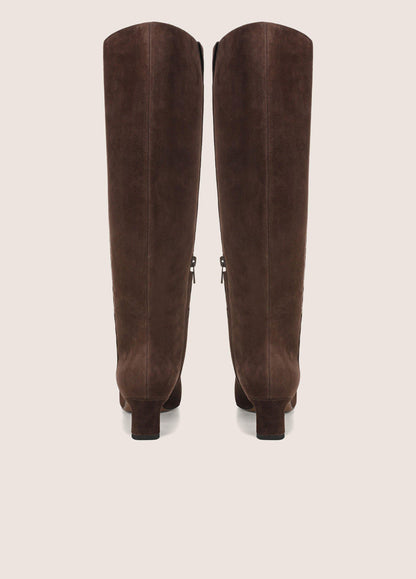 Lilith Suede Wide-Calf Knee Boot - US 3812