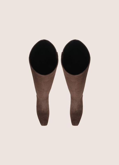 Lilith Suede Wide-Calf Knee Boot - US 3812