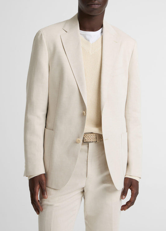 Linen-Cotton Relaxed Sport Coat - US 8748