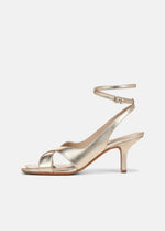 Lola Leather Heeled Wrap Sandal - US 5697