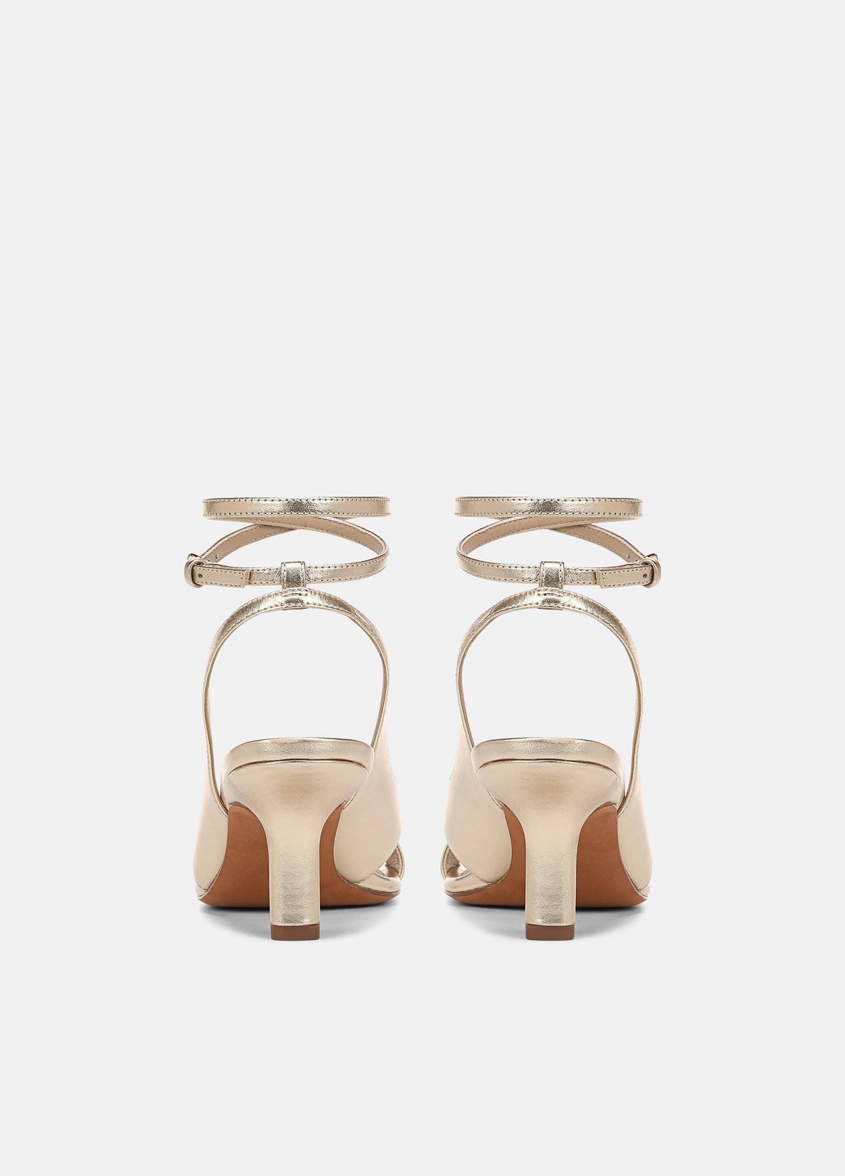Lola Leather Heeled Wrap Sandal - US 5697