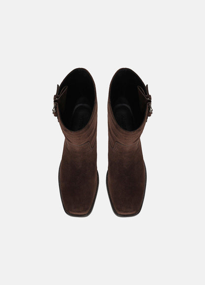 London Suede Moto Boot - US 9973