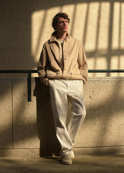 Louie Relaxed Cotton-Linen Chino Pant - US 9433