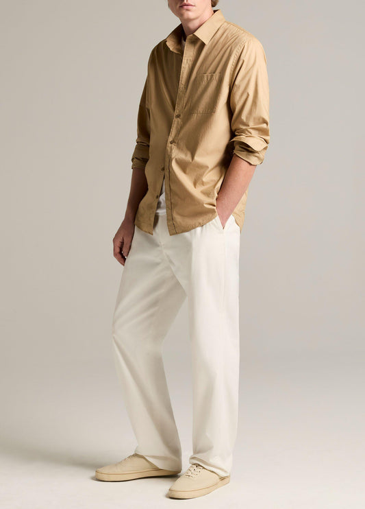 Louie Relaxed Cotton-Linen Chino Pant - US 9433