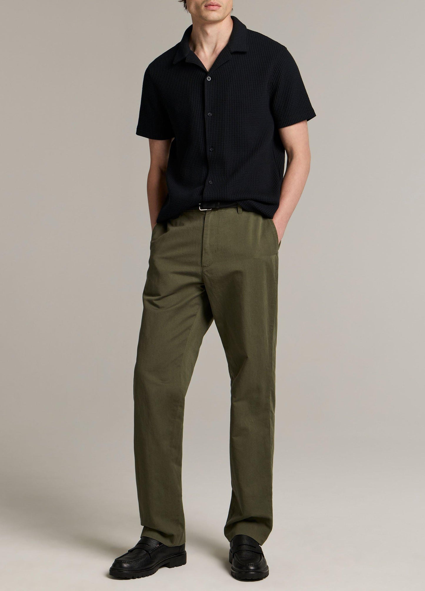 Louie Relaxed Cotton-Linen Chino Pant - US 1761