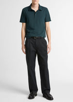 Louie Relaxed Stretch-Cotton Double-Pleated Trouser - US 8403