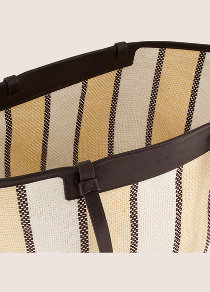 Marin Woven Cotton Large Tote - US 5064