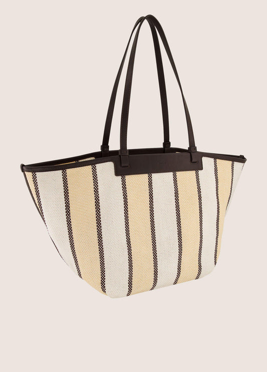 Marin Woven Cotton Large Tote - US 5064