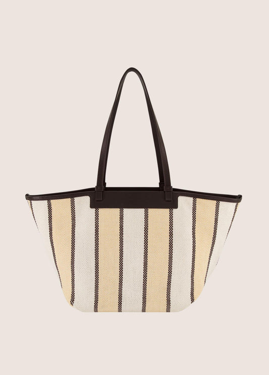 Marin Woven Cotton Large Tote - US 5064