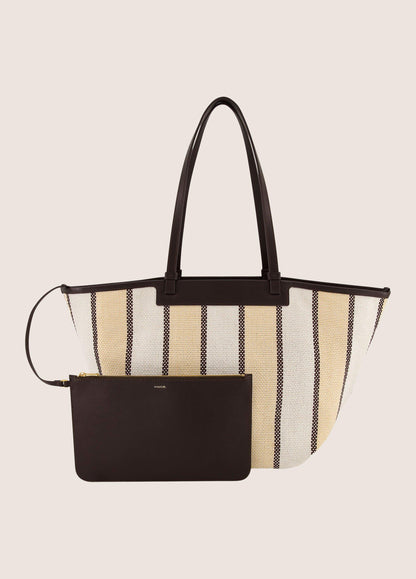 Marin Woven Cotton Large Tote - US 5064