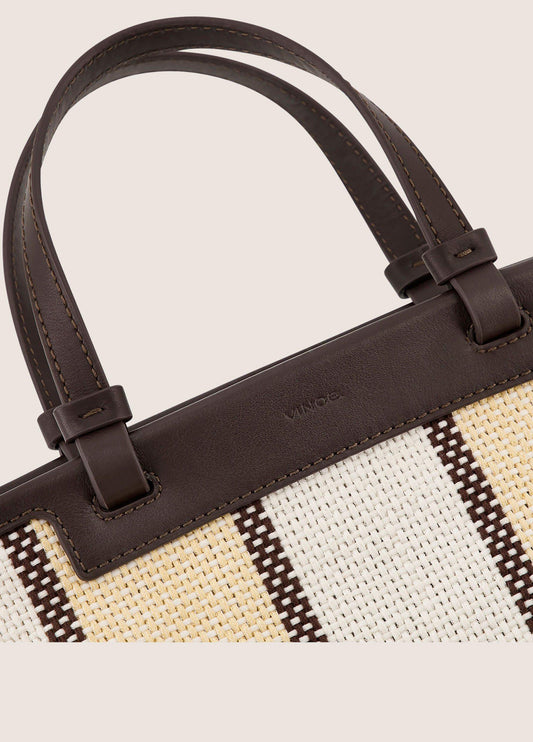 Marin Woven Cotton Mini Tote - US 1029