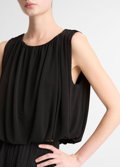 Matte Jersey Bubble Top - US 5648