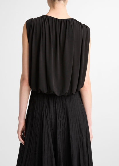 Matte Jersey Bubble Top - US 5648