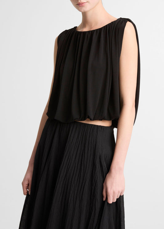 Matte Jersey Bubble Top - US 5648