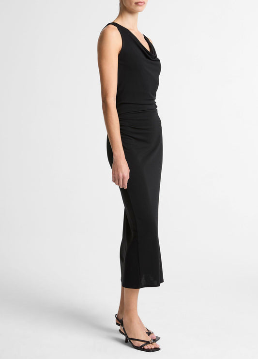 Matte Jersey Cowl-Neck Tank Dress - US 4388