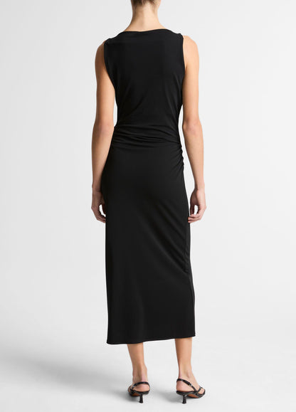 Matte Jersey Cowl-Neck Tank Dress - US 4388