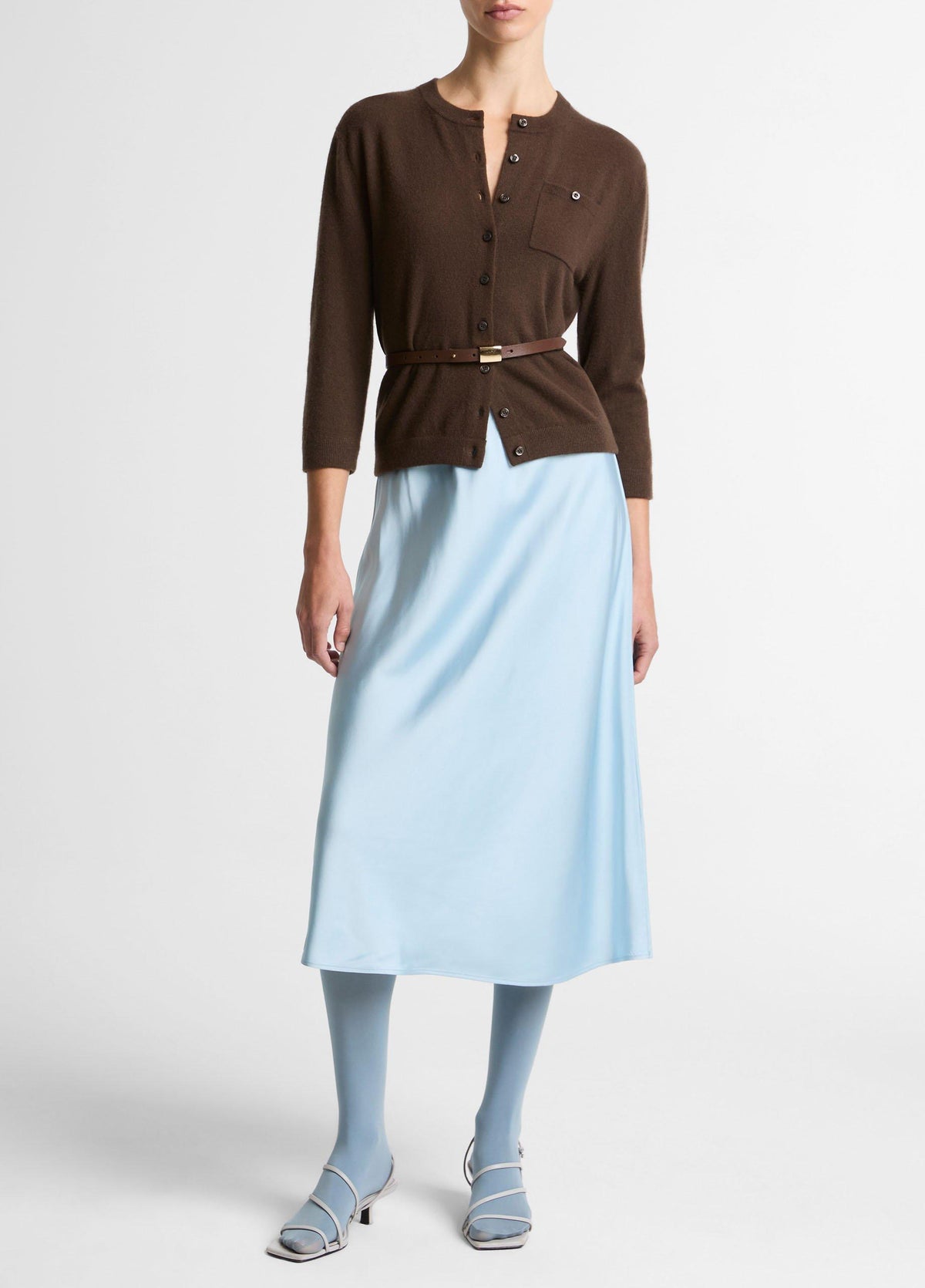 Matte Satin Slip Skirt - US 7877