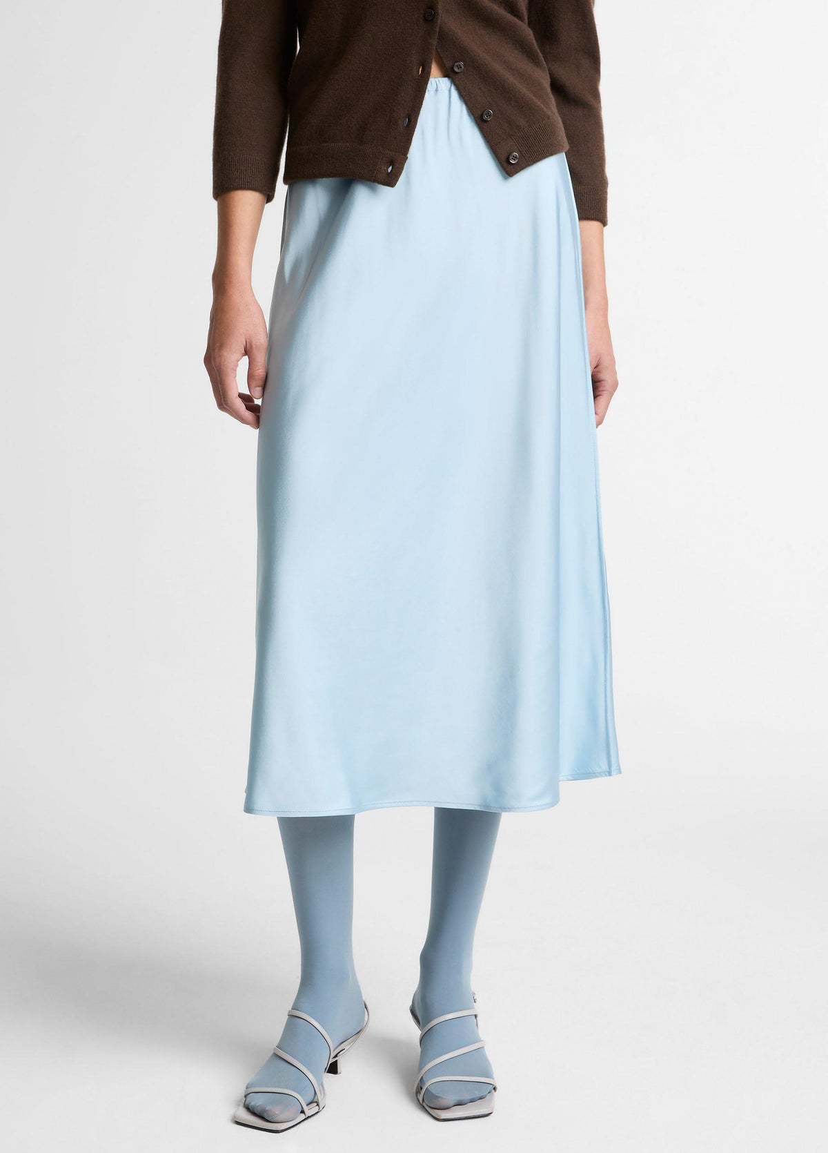 Matte Satin Slip Skirt - US 7877