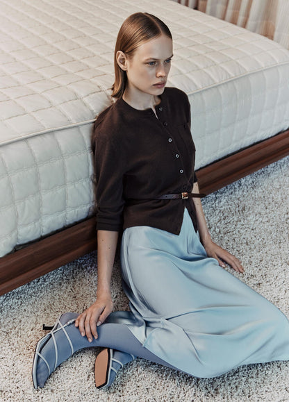 Matte Satin Slip Skirt - US 7877