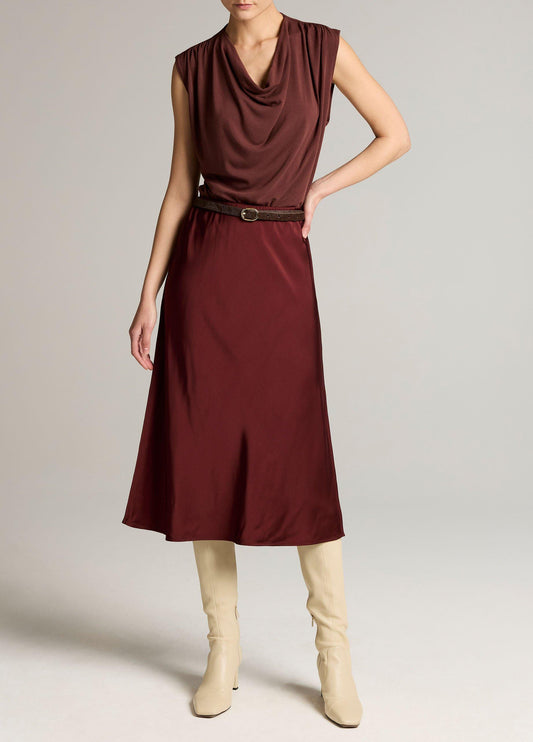 Matte Satin Slip Skirt - US 6003