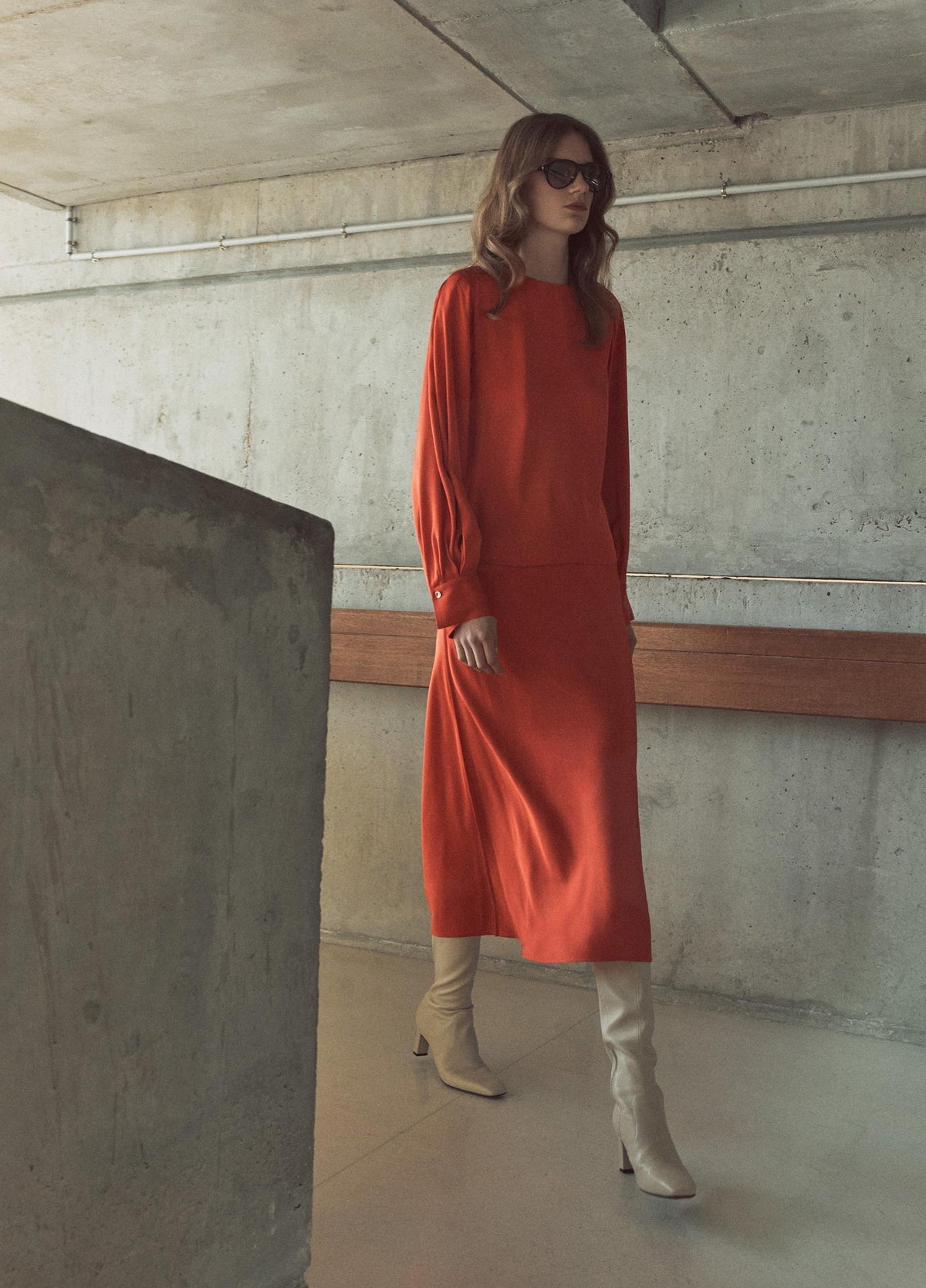 Matte Satin Slip Skirt - US 2069