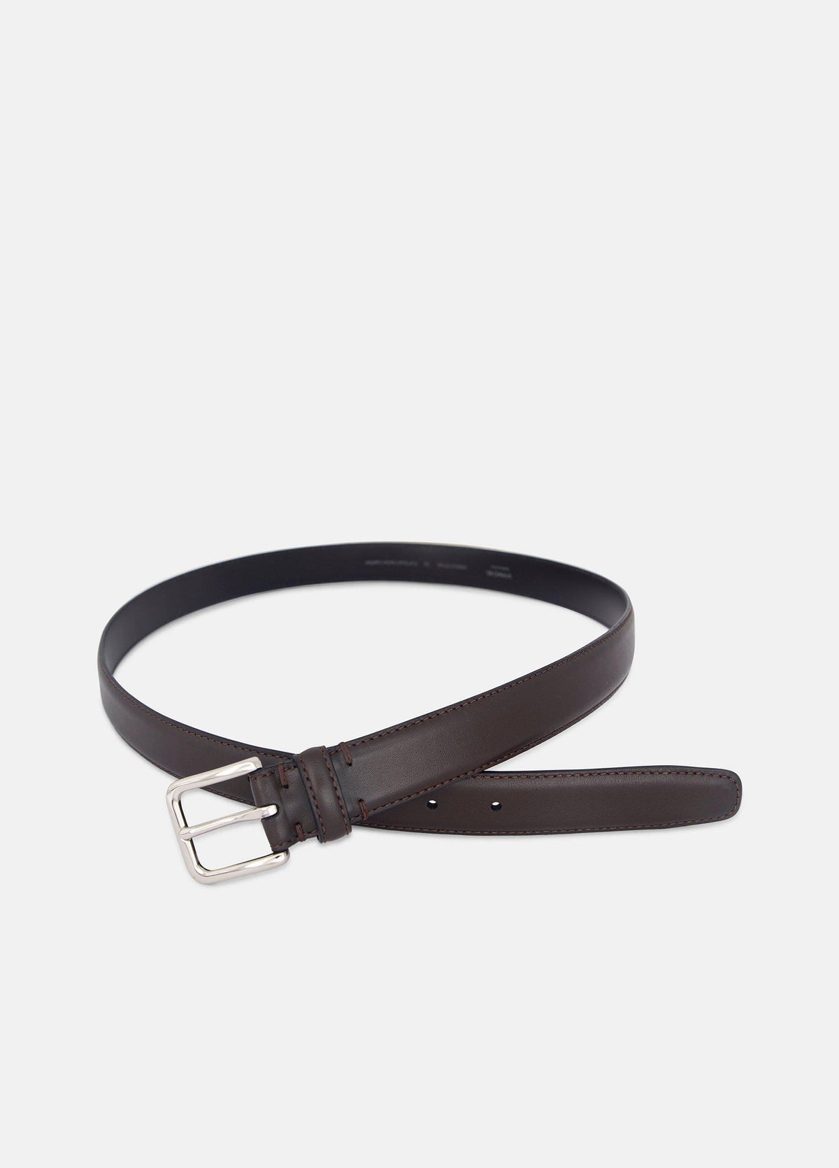 Men’s 30mm Stitched Leather Belt - US 9576