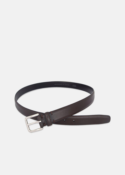 Men’s 30mm Stitched Leather Belt - US 9576