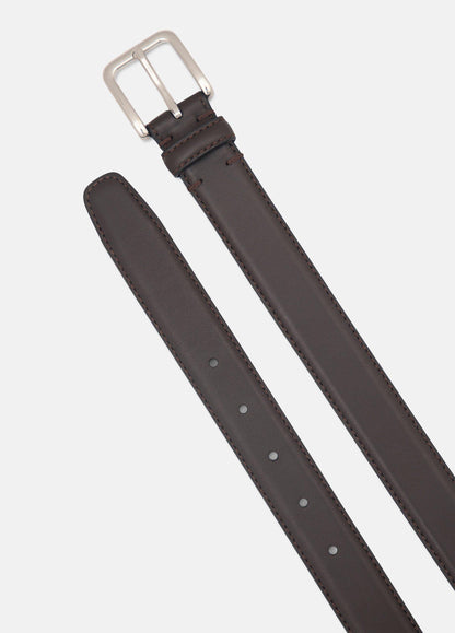 Men’s 30mm Stitched Leather Belt - US 9576