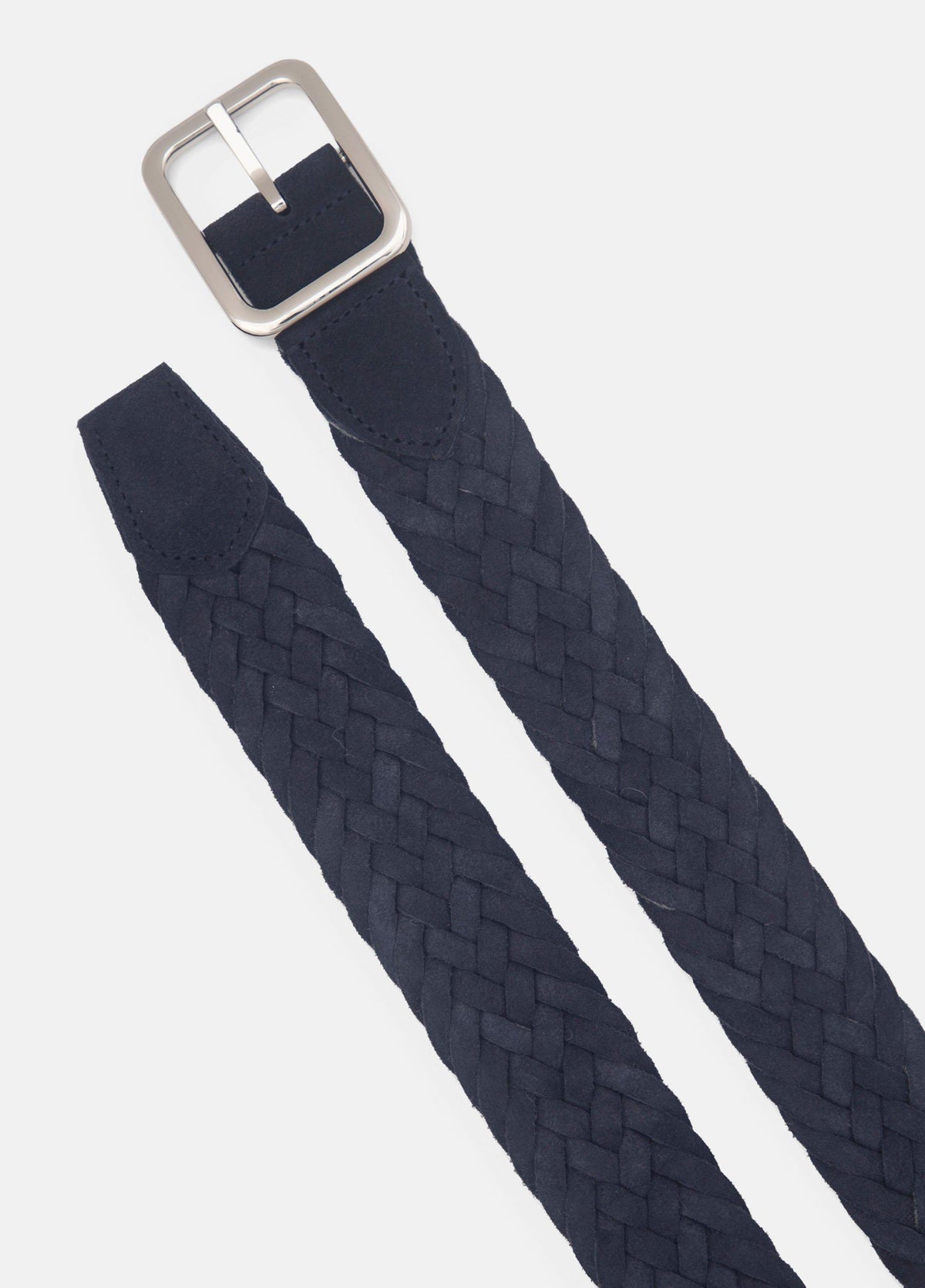 Men's 35mm Reversible Woven Suede Belt - US 0381