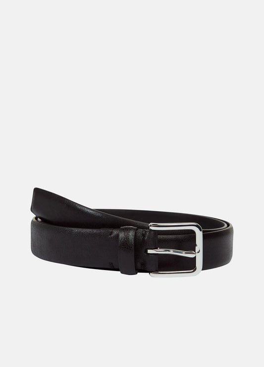 Men's Alex 30mm Polished Leather Belt - US 6968