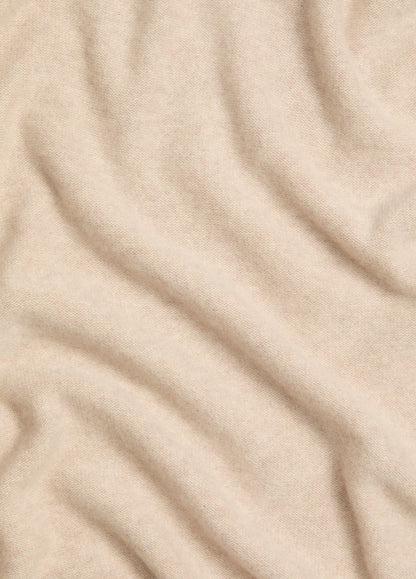 Merino Wool-Cashmere Funnel-Neck Poncho - US 3296