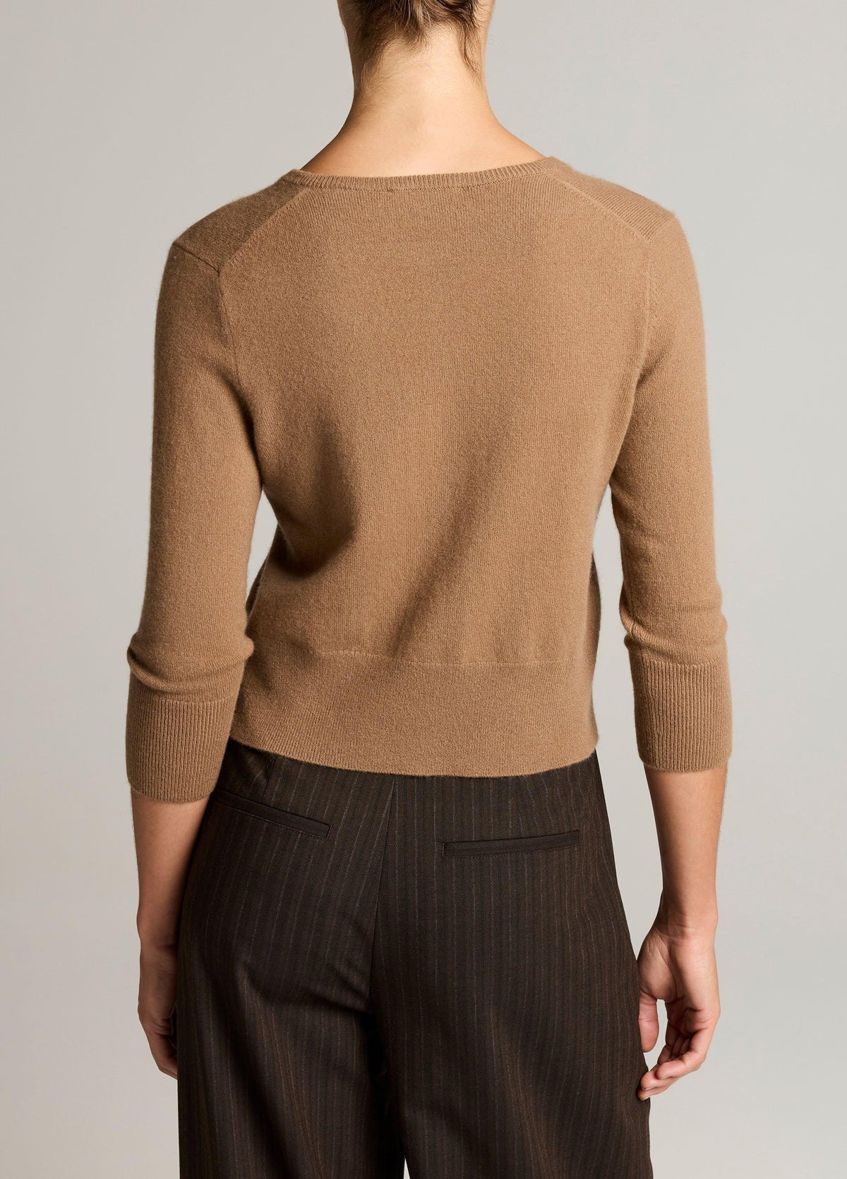 Metal-Button Wool & Cashmere-Blend Cardigan - US 7354