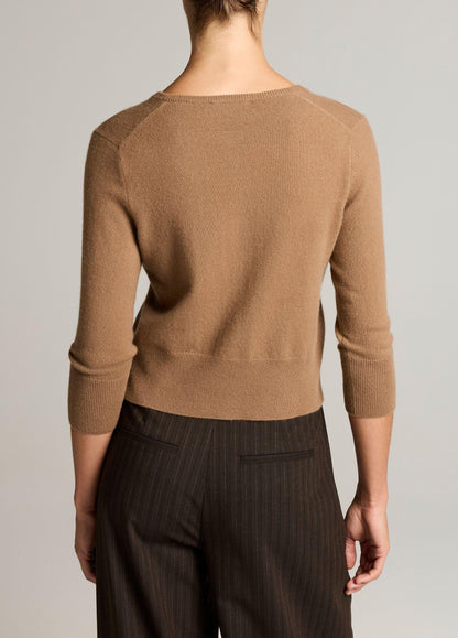 Metal-Button Wool & Cashmere-Blend Cardigan - US 7354