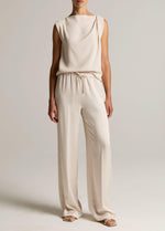 Mid-Rise Shine Crepe Pull-On Pant - US 6233
