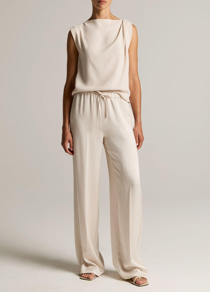 Mid-Rise Shine Crepe Pull-On Pant - US 6233