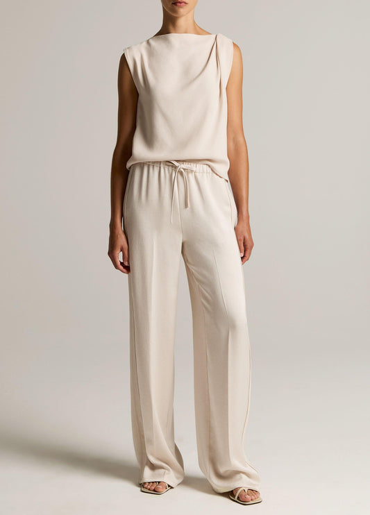 Mid-Rise Shine Crepe Pull-On Pant - US 6233