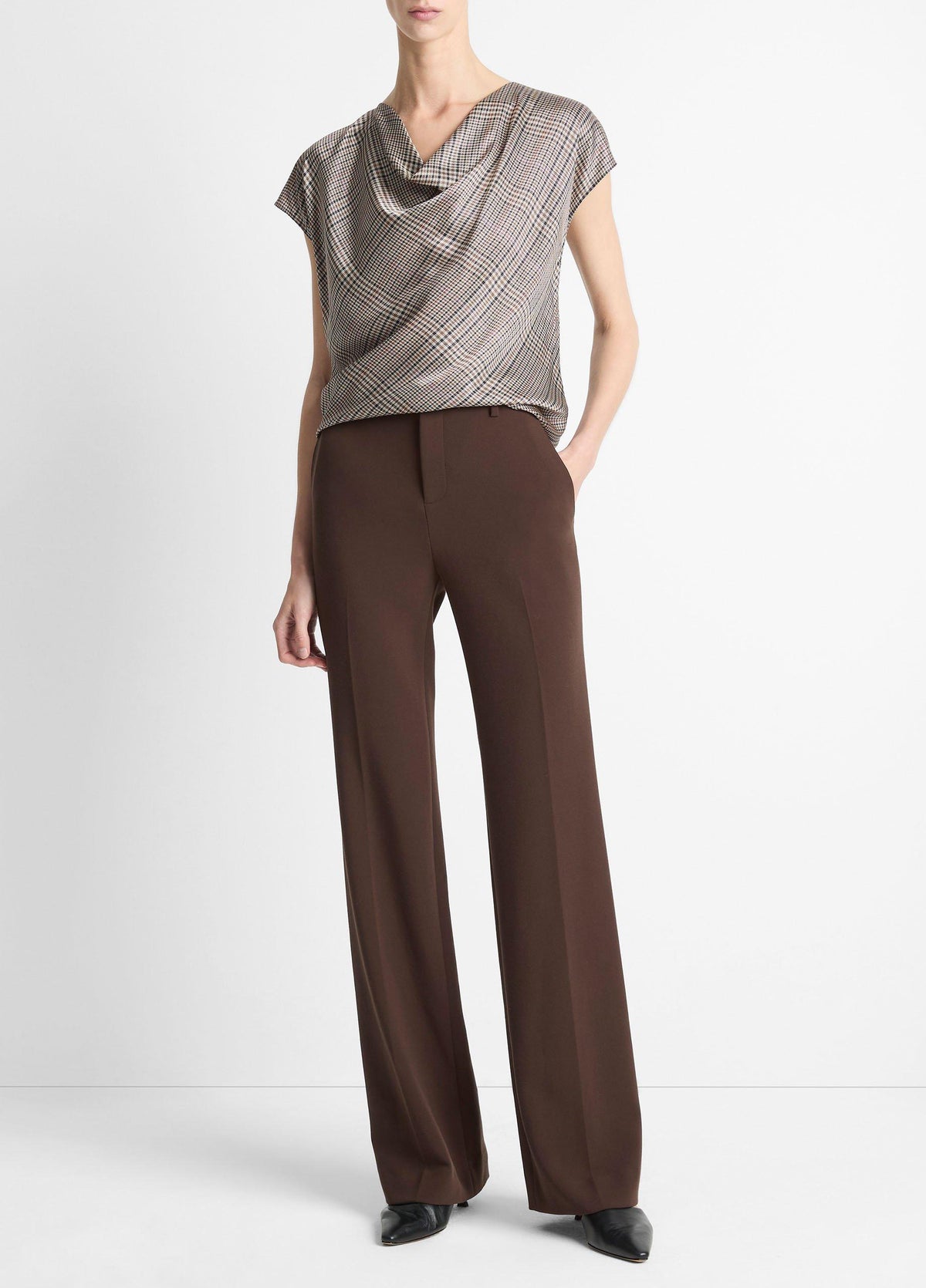 Mid-Rise Tailored Flare Pant - US 7238