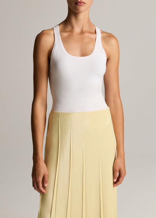 Milano-Stitch Scoop-Neck Sweater Tank - US 8908