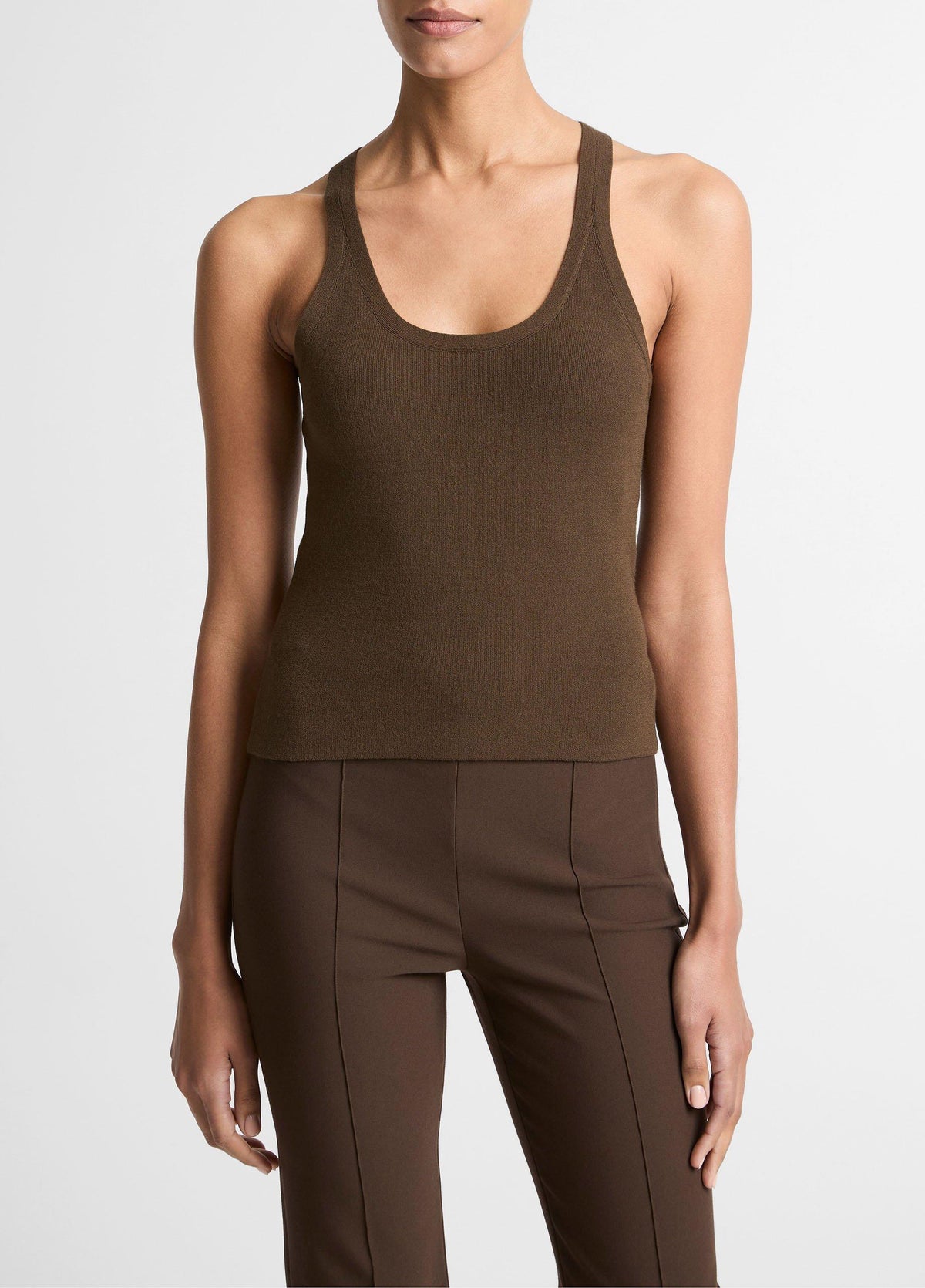 Milano-Stitch Scoop-Neck Sweater Tank - US 0223