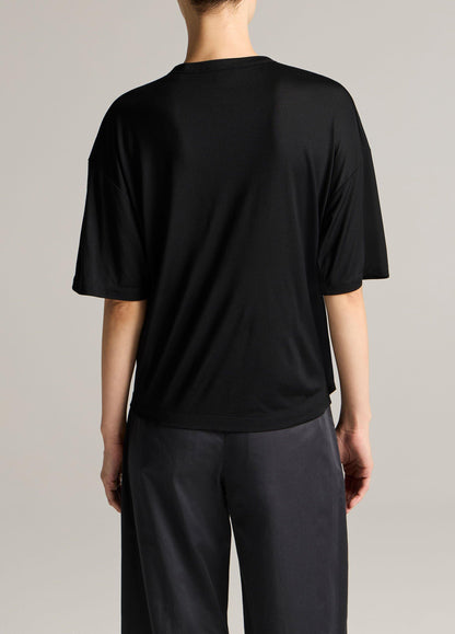 Modal-Silk Relaxed T-Shirt - US 9157