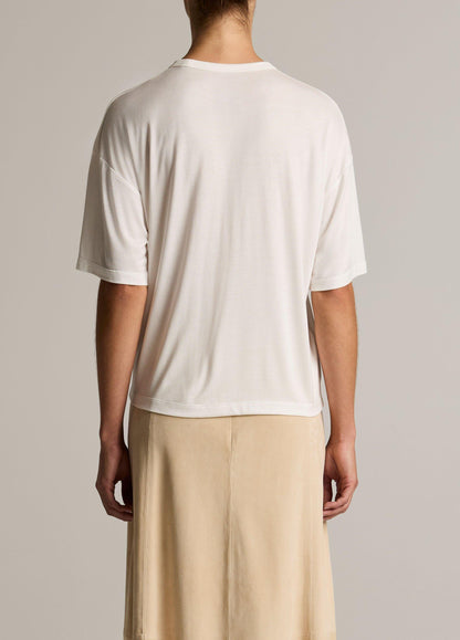 Modal-Silk Relaxed T-Shirt - US 4348
