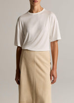 Modal-Silk Relaxed T-Shirt - US 4348