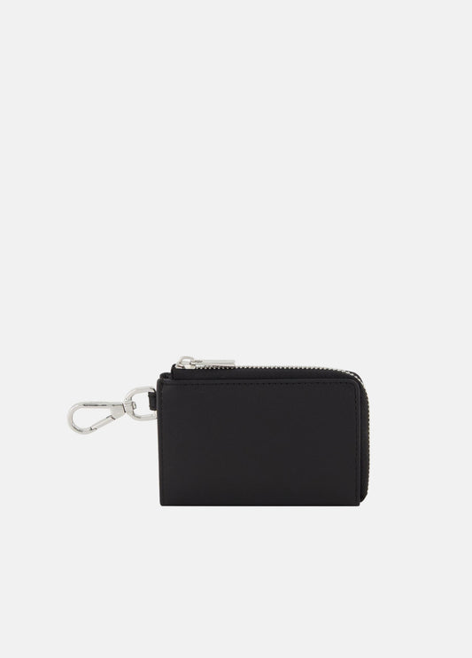 Nappa Leather Zip-Top Cardholder - US 0667