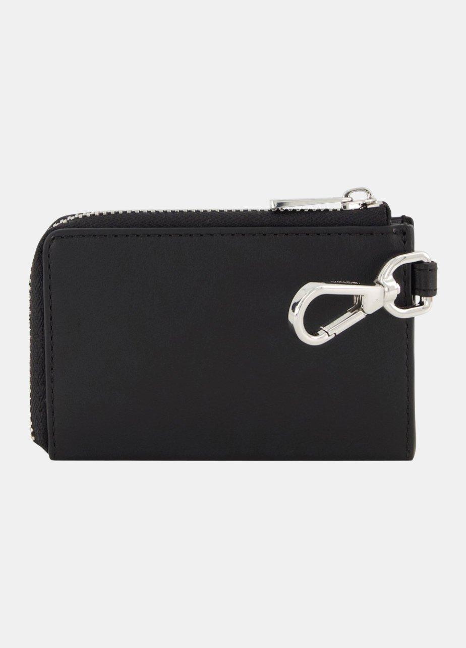 Nappa Leather Zip-Top Cardholder - US 0667