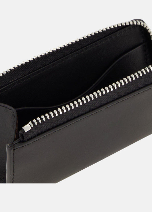 Nappa Leather Zip-Top Cardholder - US 0667