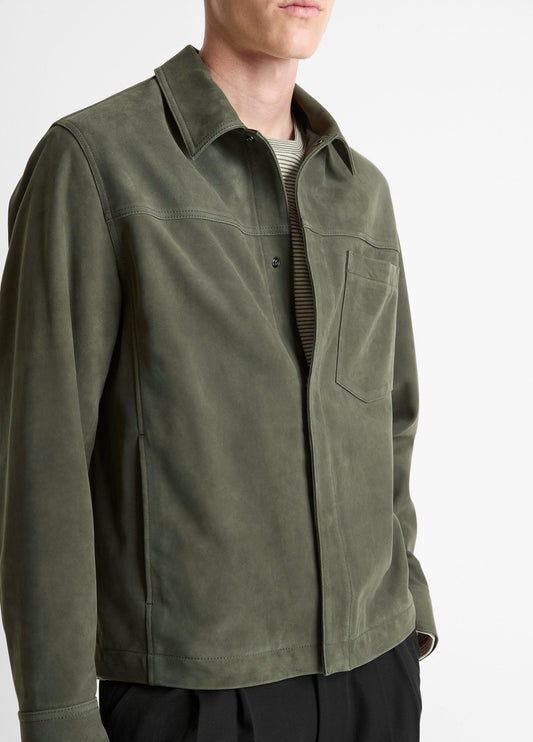 Nubuck Leather Trucker Jacket - US 8631