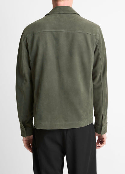 Nubuck Leather Trucker Jacket - US 8631