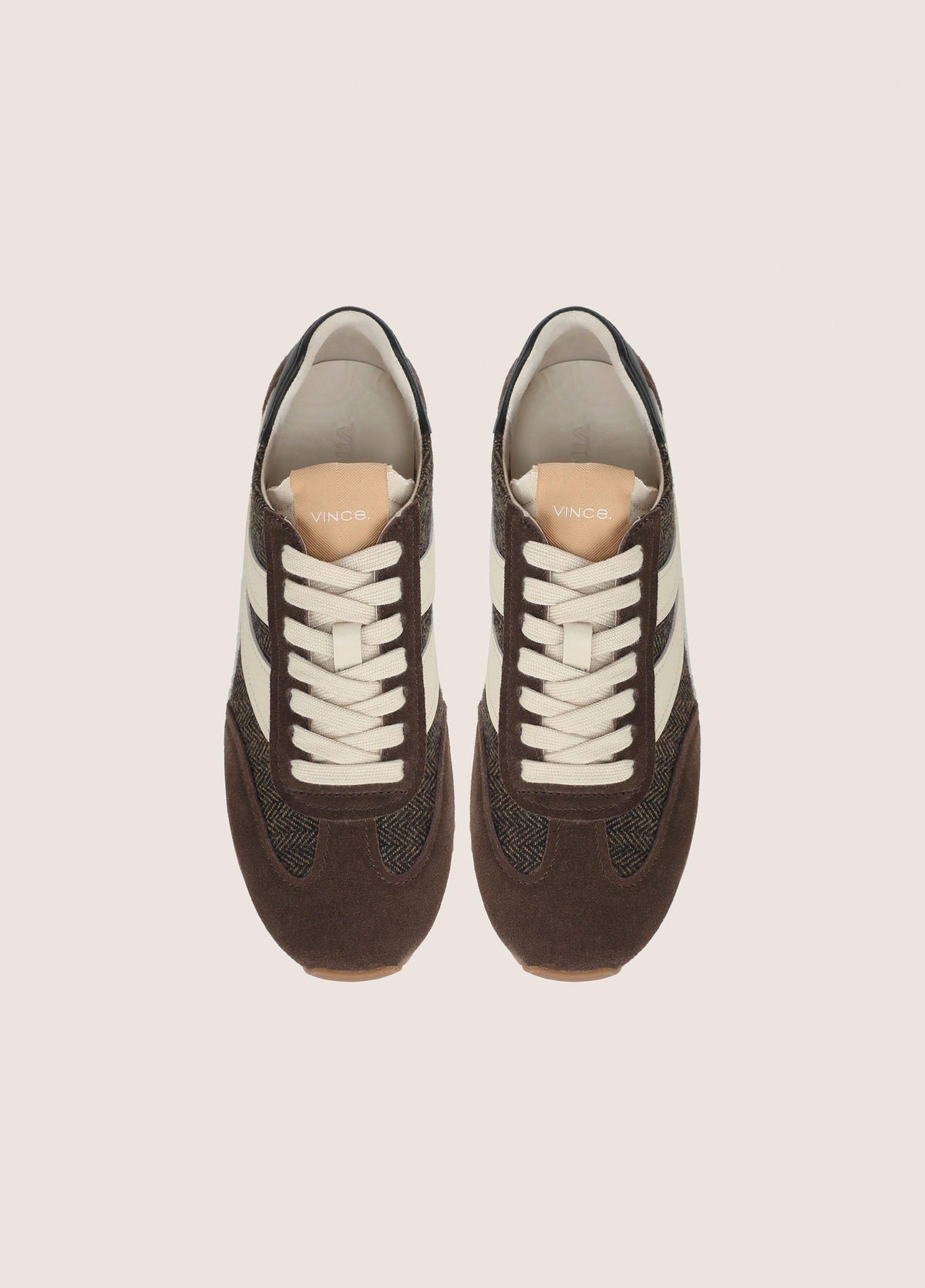 Oasis Suede & Herringbone Runner Sneaker - US 1415