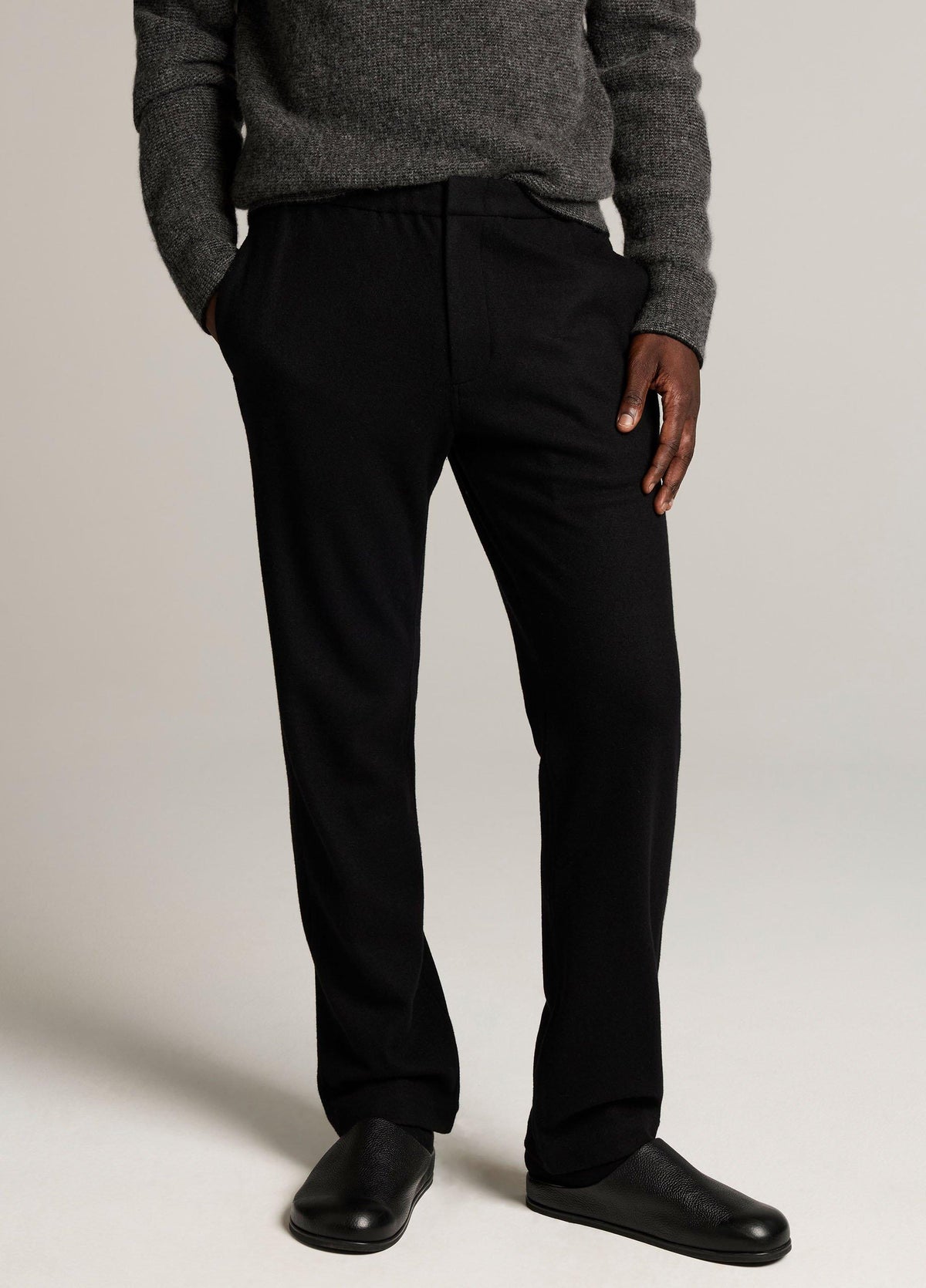 Owen Athletic Knit Wool-Blend Elastic-Waist Pant - US 7980