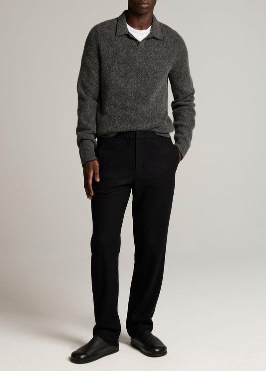Owen Athletic Knit Wool-Blend Elastic-Waist Pant - US 7980